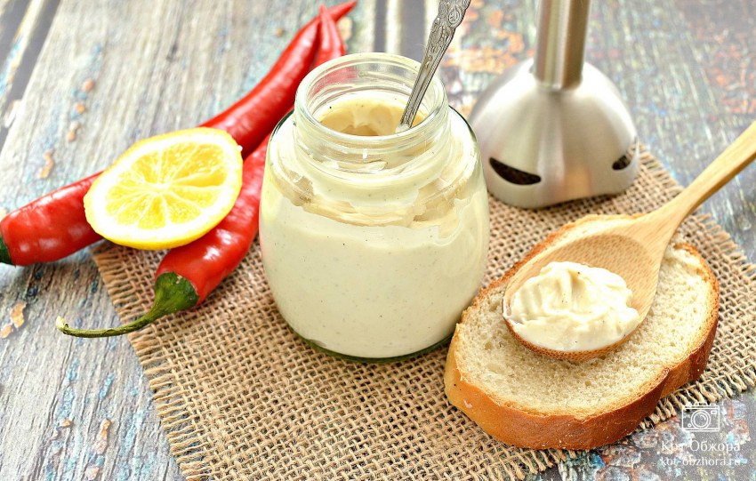 Майонез из аквафабы