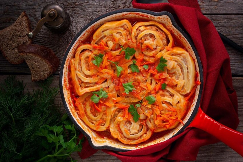Жареные пельмешки