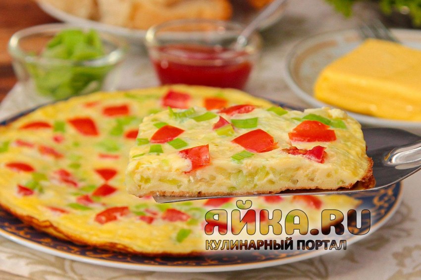 Омлет с кабачками