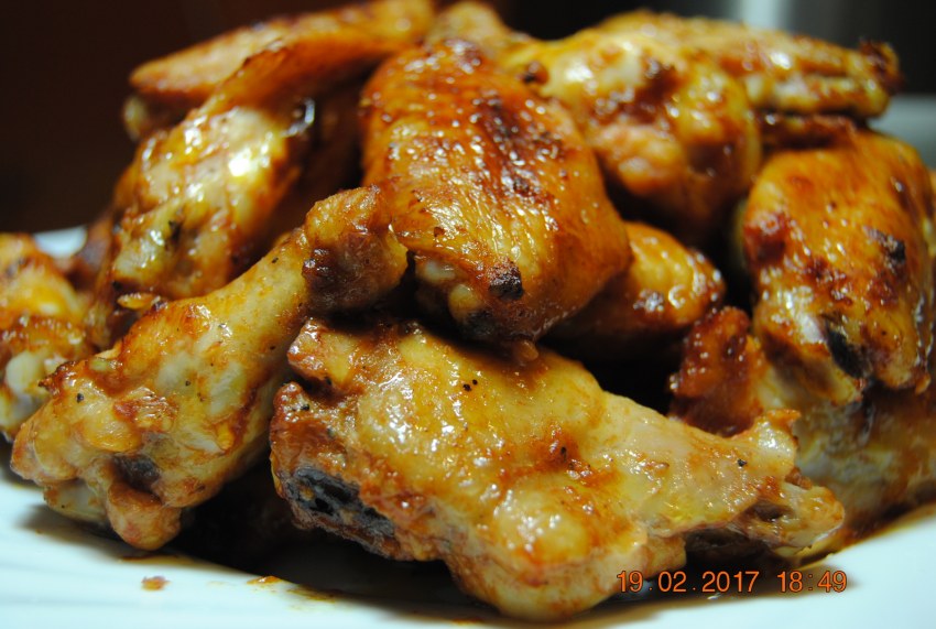 Куриные крылышки в кисло-сладком соусе