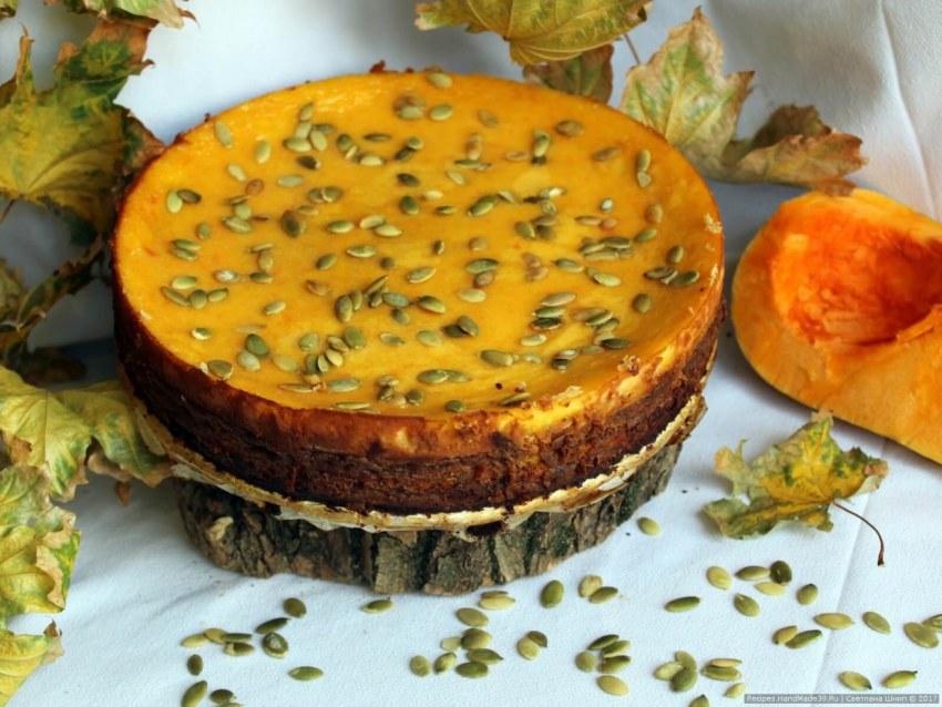 Запеканка с маком и тыквой