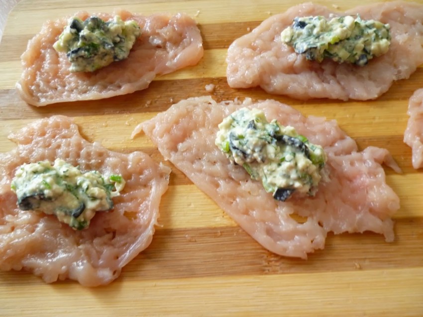 Отбивные с начинкой