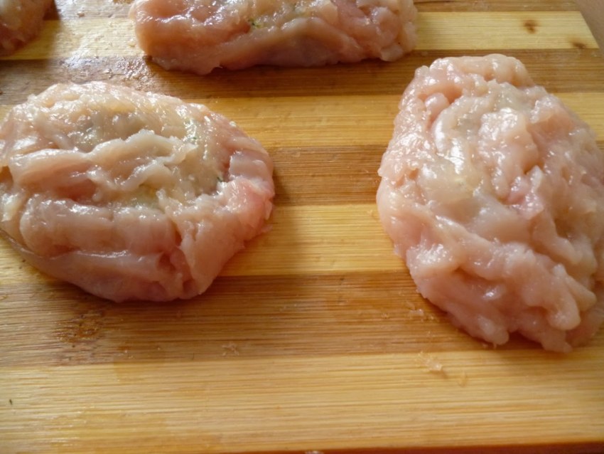Куриная отбивная с начинкой