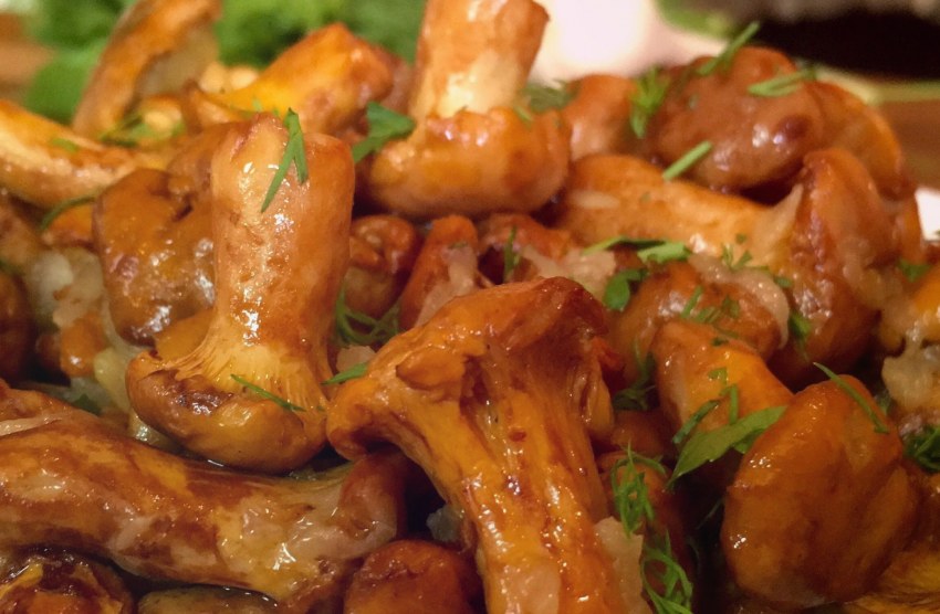 Жареная картошка с грибами