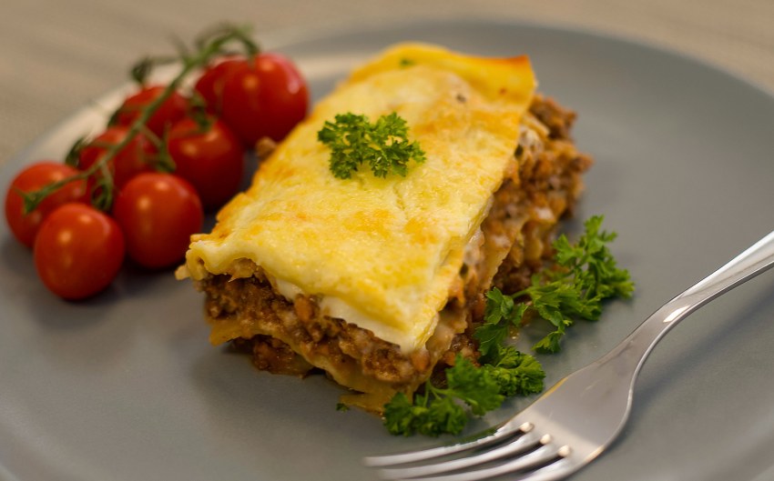Лазанья грибная