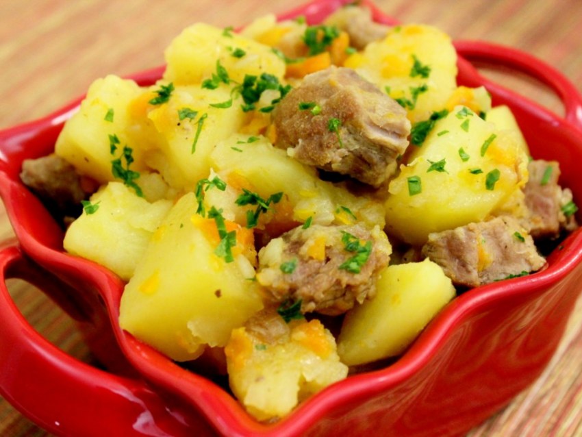 Картошка с мясом