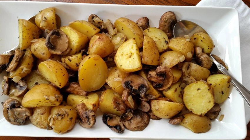 Картошка с шампиньонами