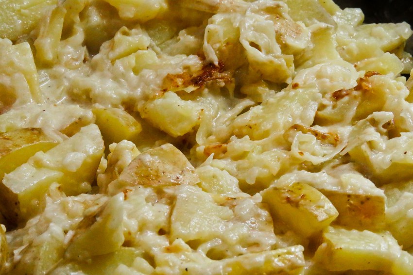 Картошка со сметаной