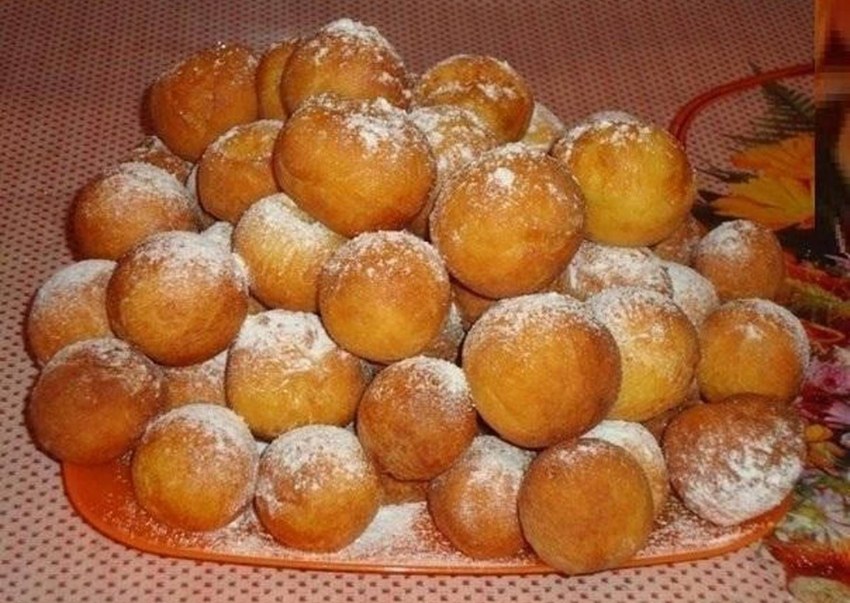 Творожные шарики со сгущенкой