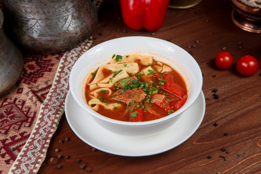 Лагман рецепт классический с курицей и картошкой