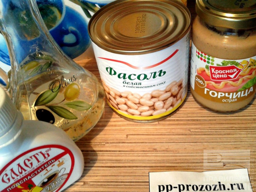 Постный майонез из сока белой фасоли