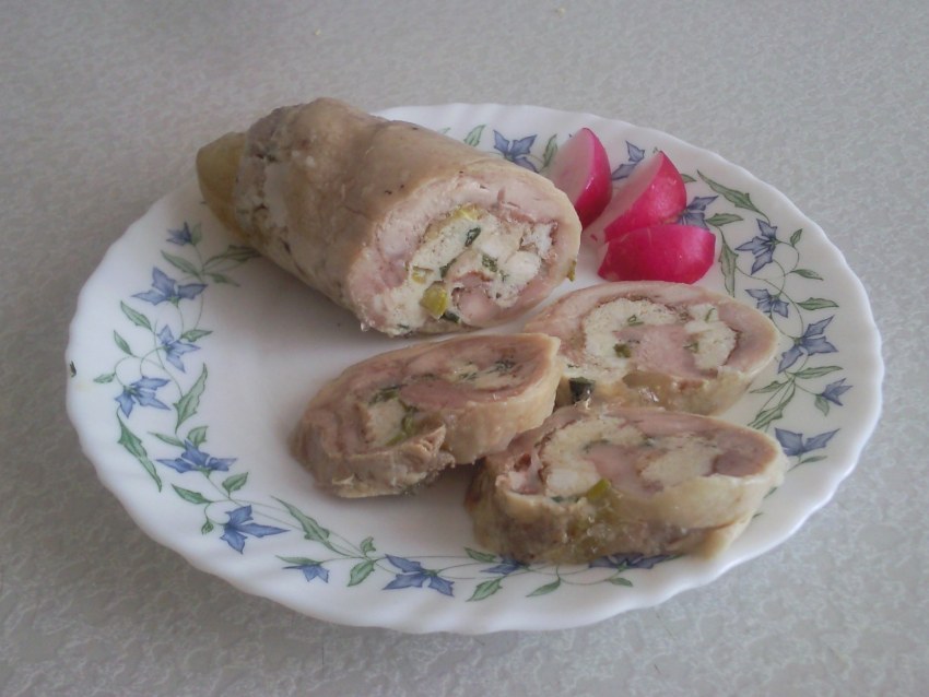 Пельменный рулет