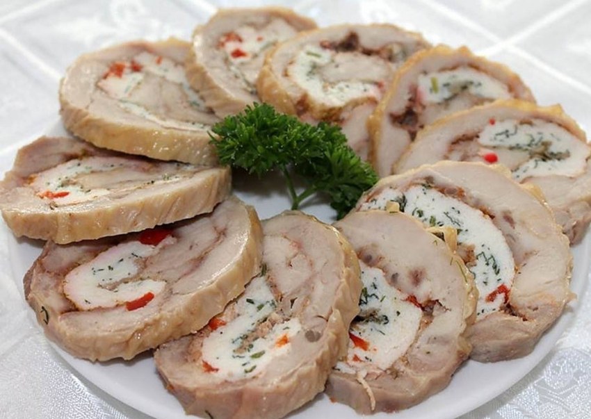 Мраморную закуску