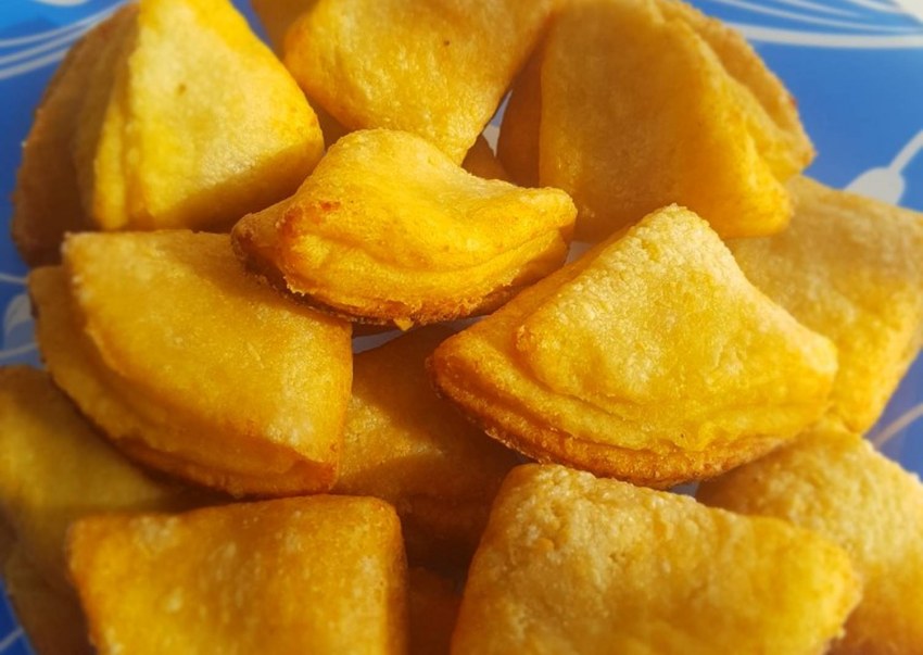 Печенье из банана и кукурузной муки