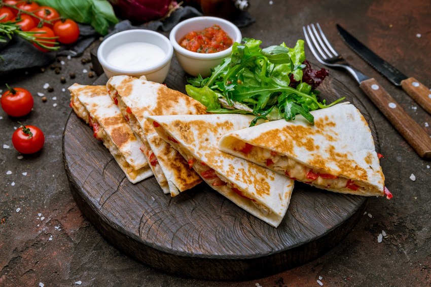 Мексиканская кухня кесадилья