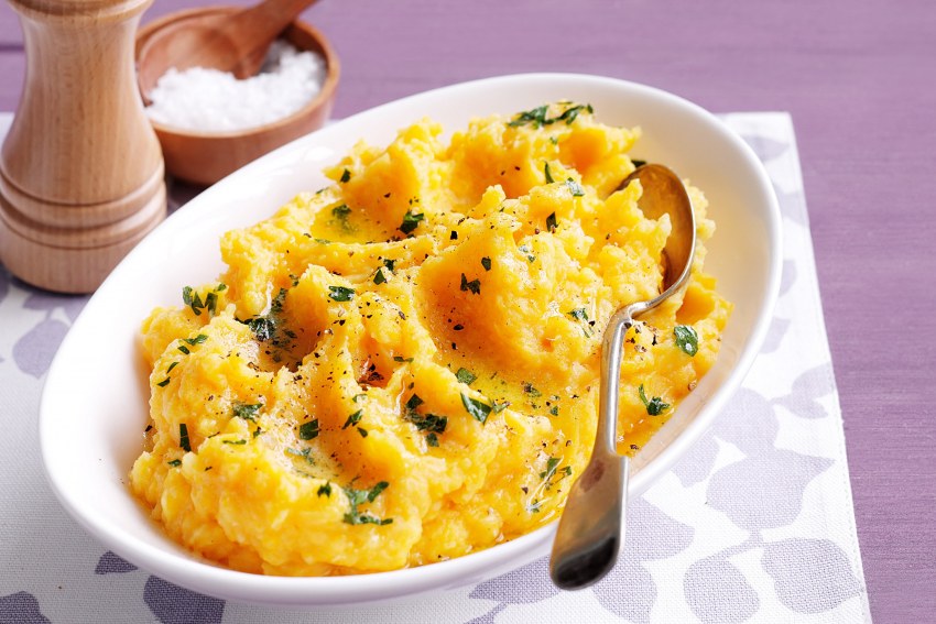 Картофельное пюре с морковкой