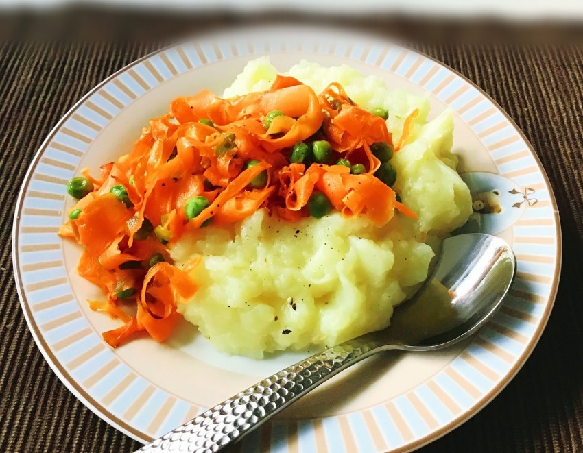 Морковно картофельное пюре