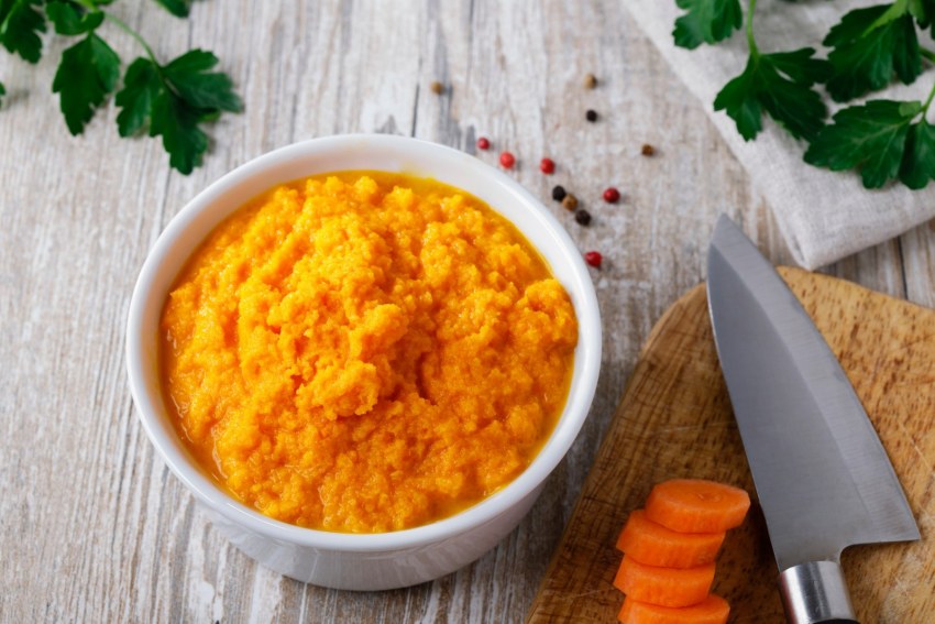 Морковно картофельное пюре