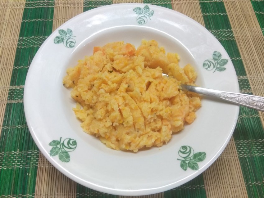 Морковно картофельное пюре