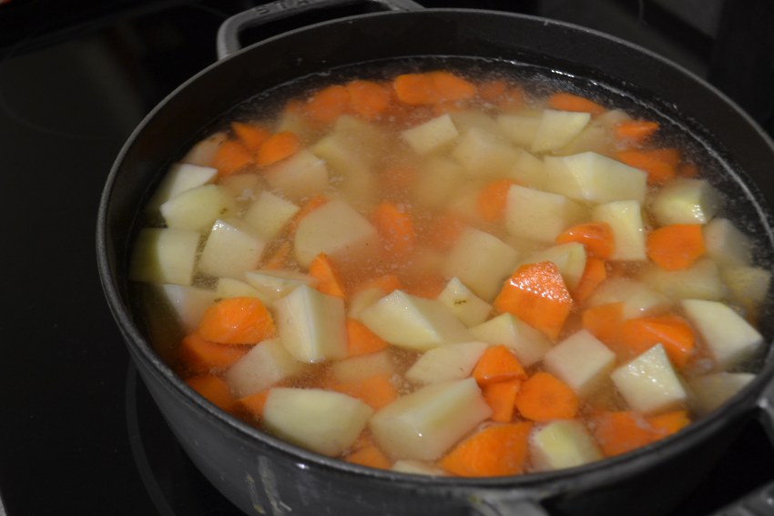Морковно картофельное пюре