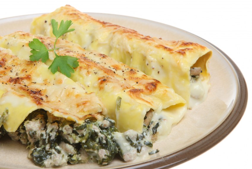 Каннеллони с свининой