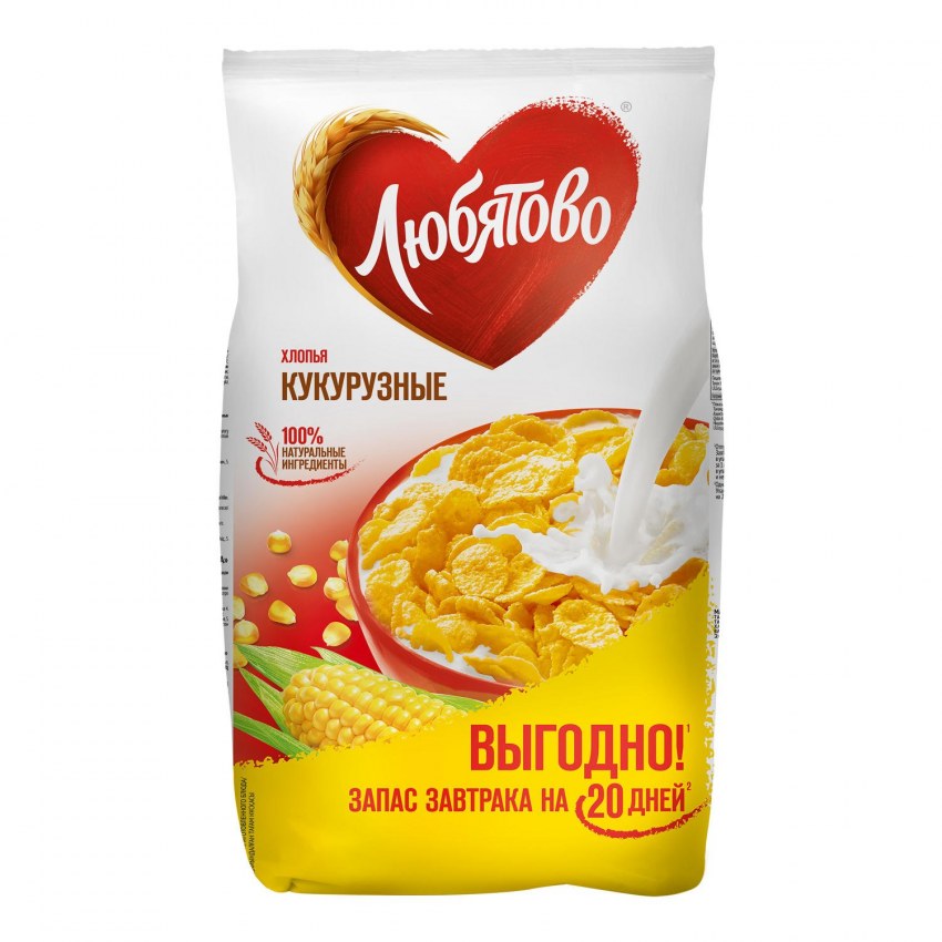 Кукурузные хлопья с овсянкой