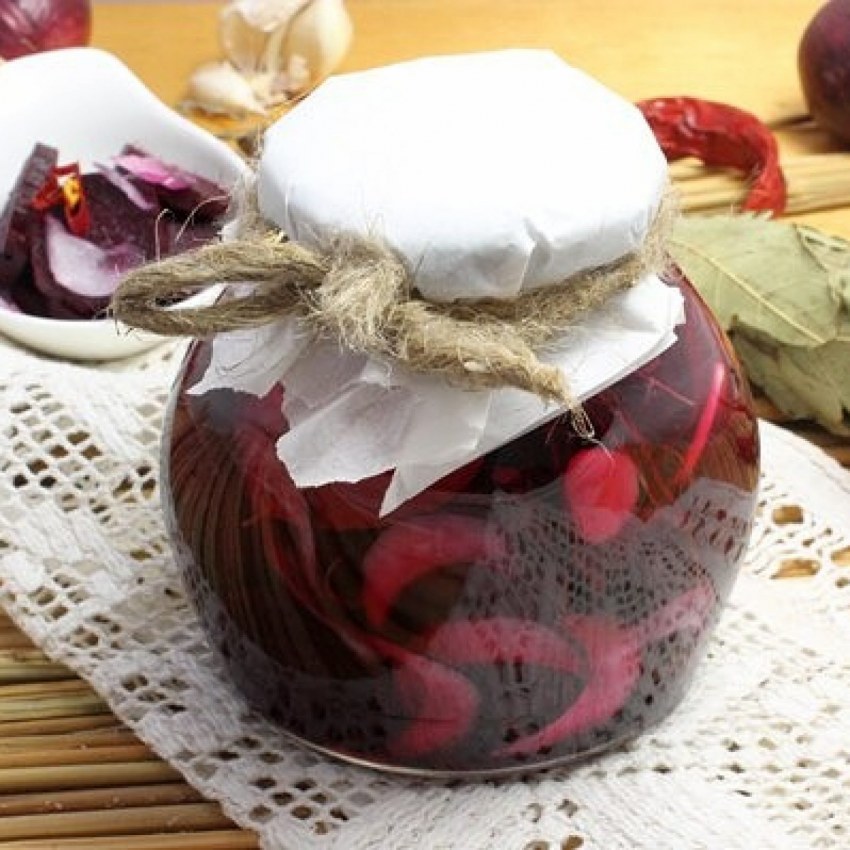 Заготовки на зиму свекла маринованная