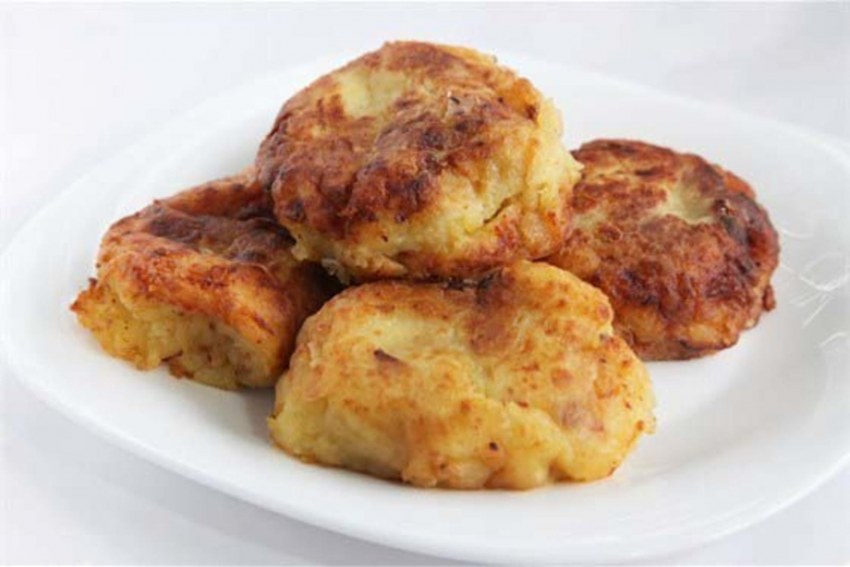 Картошка с котлеткой