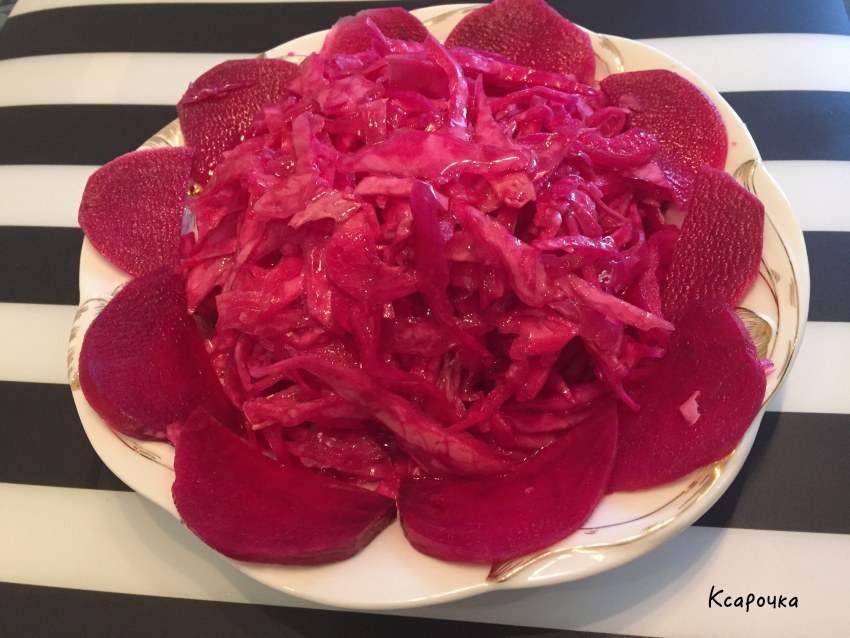 Капуста по-армянски со свеклой