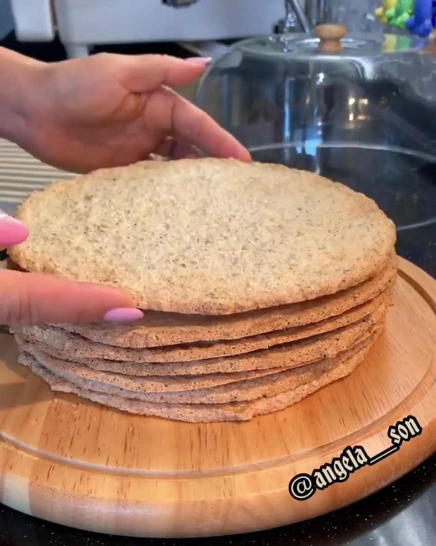 Медовый торт слоями из коржей