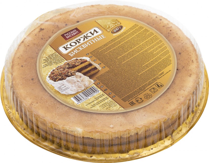 Коржи Рыжик Черока медовые