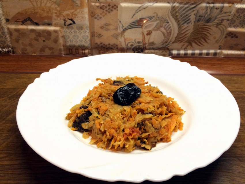 Рис с сухофруктами и орехами