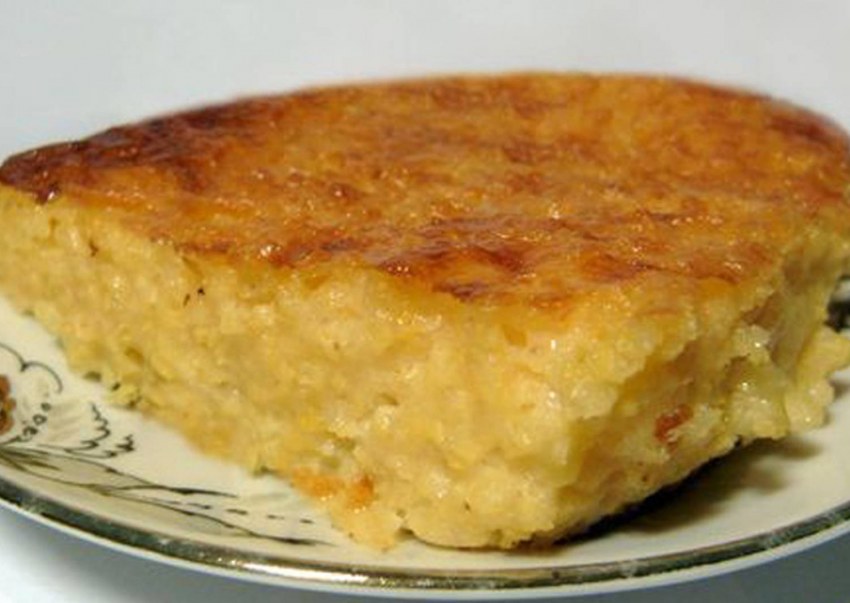 Кабачково-рисовая запеканка