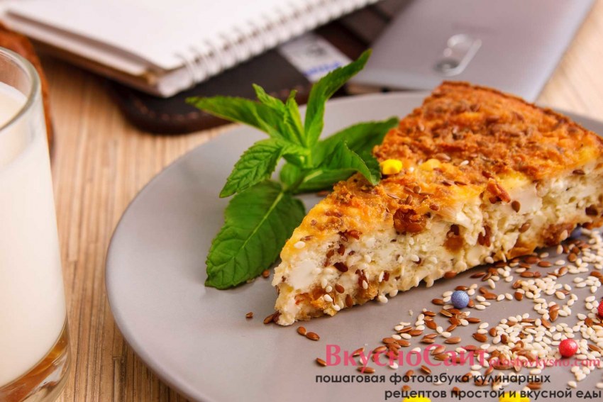 Рисовая молочная запеканка