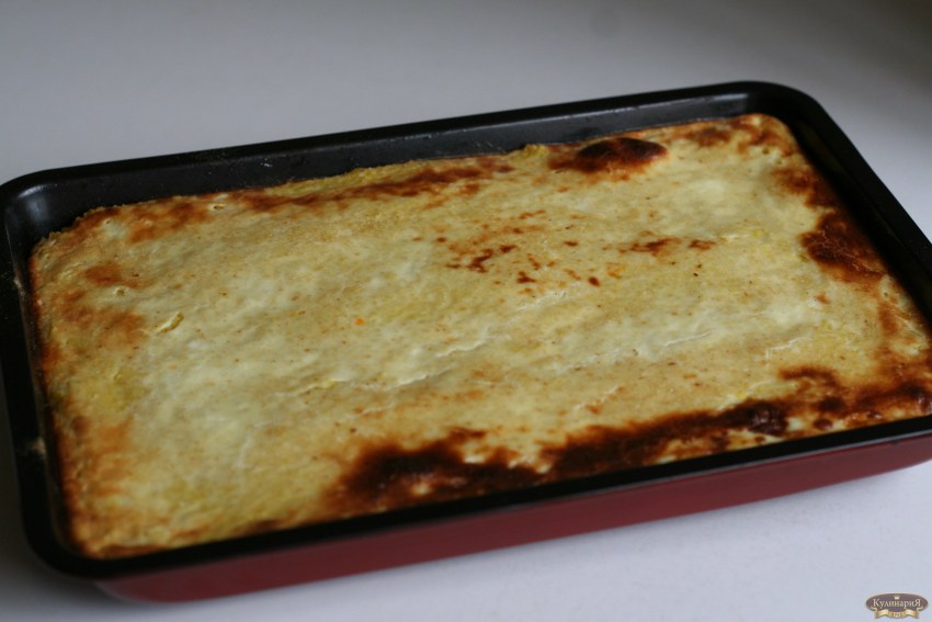 Пирог с пшенкой и тыквой