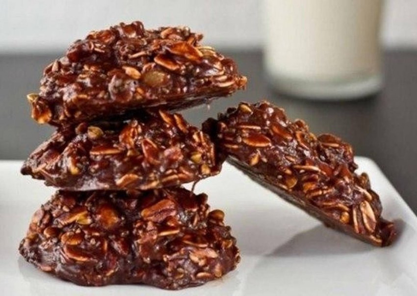 Шоколадное печенье без выпечки