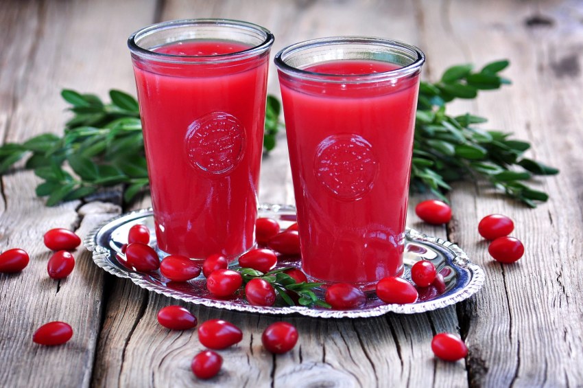 Клюквенный морс кисель