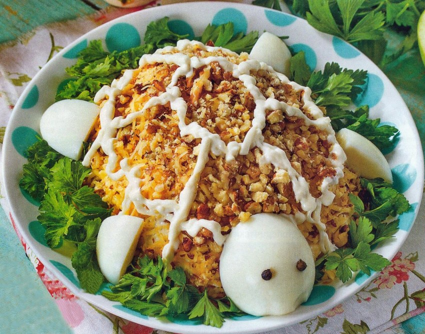 Салат черепашка