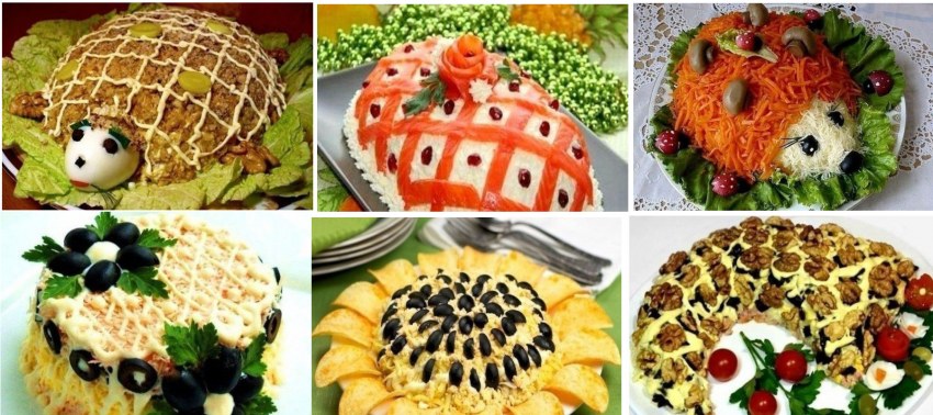 Салат с курицей и черносливом и грецкими орехами и сыром