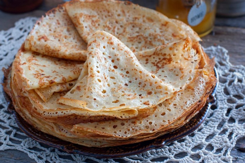 Блины на сыворотке