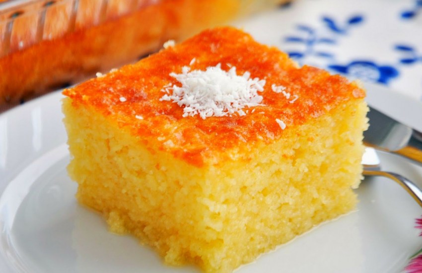 Греческий пирог с манкой