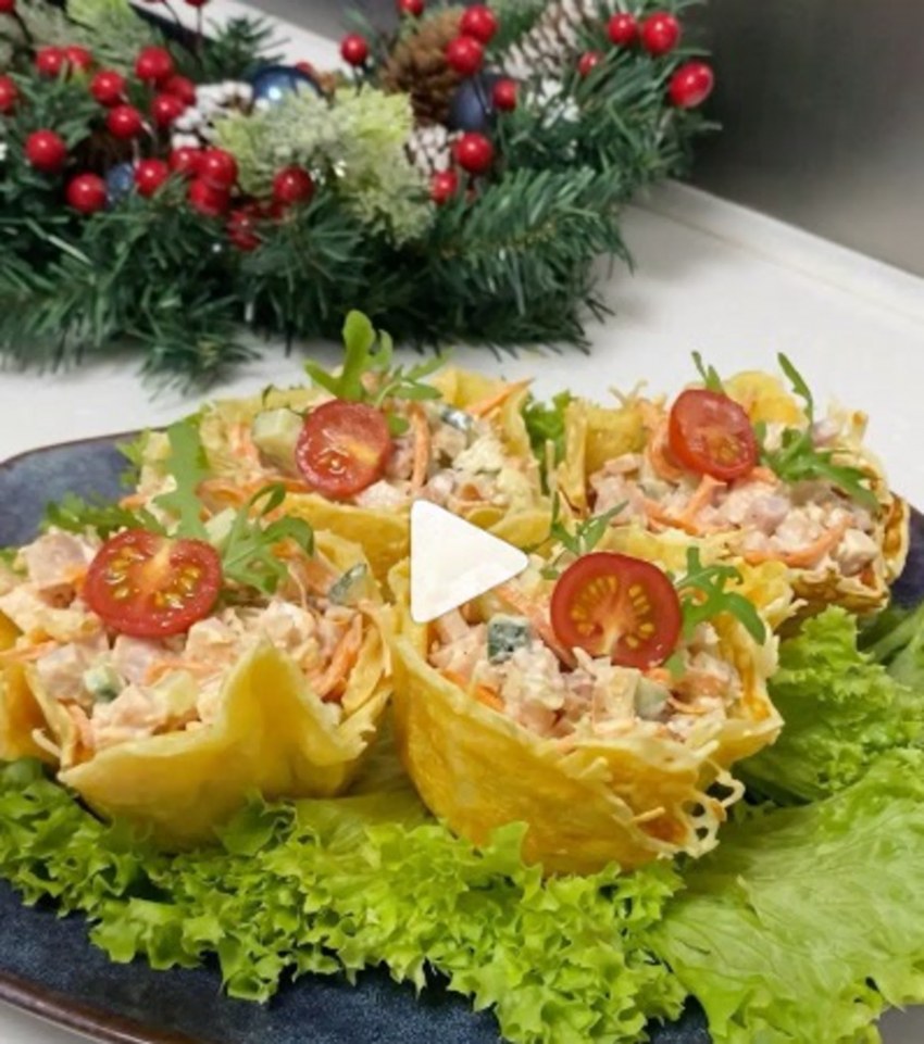 Сырные корзиночки