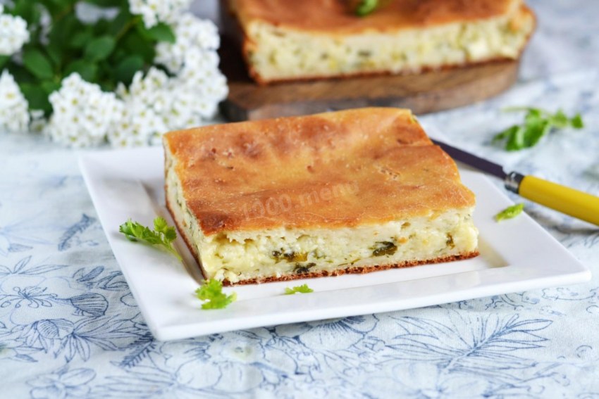 Заливной мясной пирог