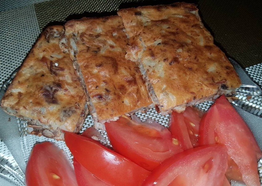 Пирог с тунцом