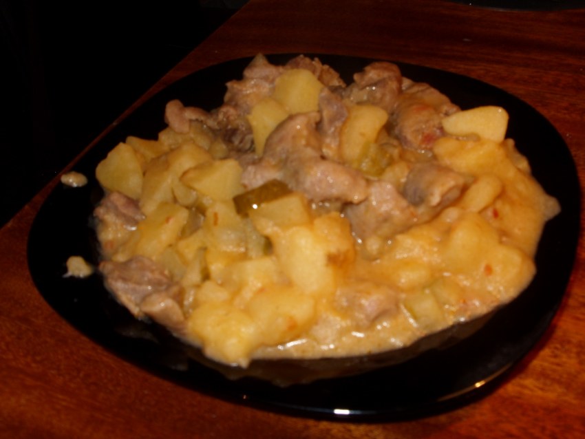 Картошка сердечком