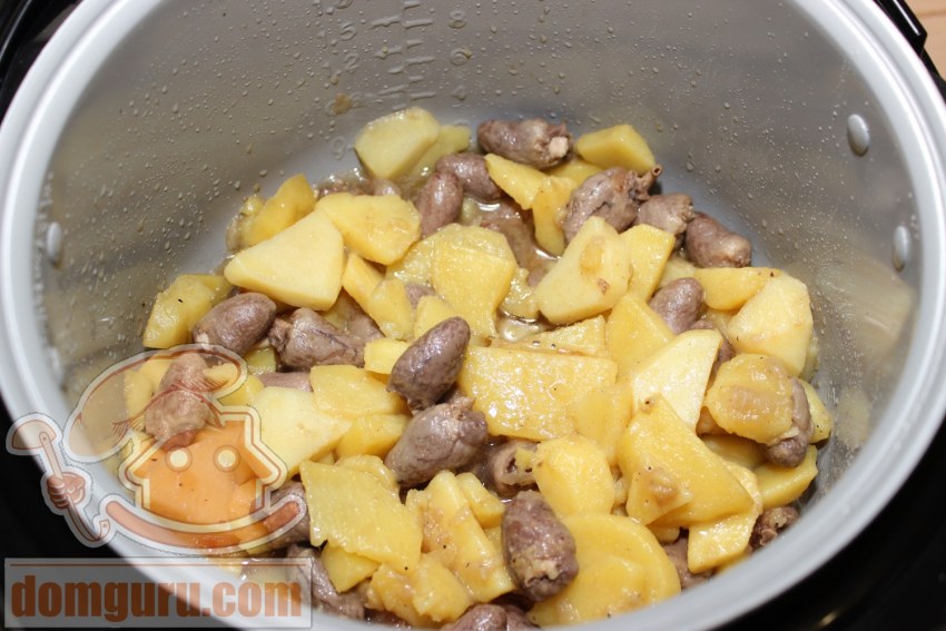Блюда из куриных Пупков и сердечек