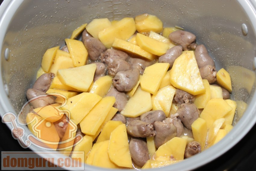 Картофель сердце