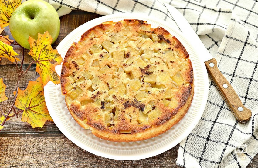 Цветаевский пирог с яблоками от Юлии Высоцкой