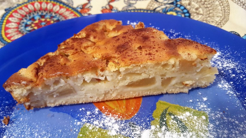 Заливной пирог сиблоками