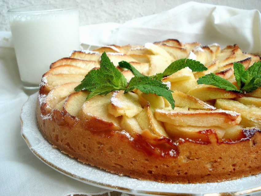 Пирог с грушами в духовке